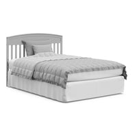 Graco Benton 5-in-1 Convertible Crib with Drawer (Pebble Gray) - $135