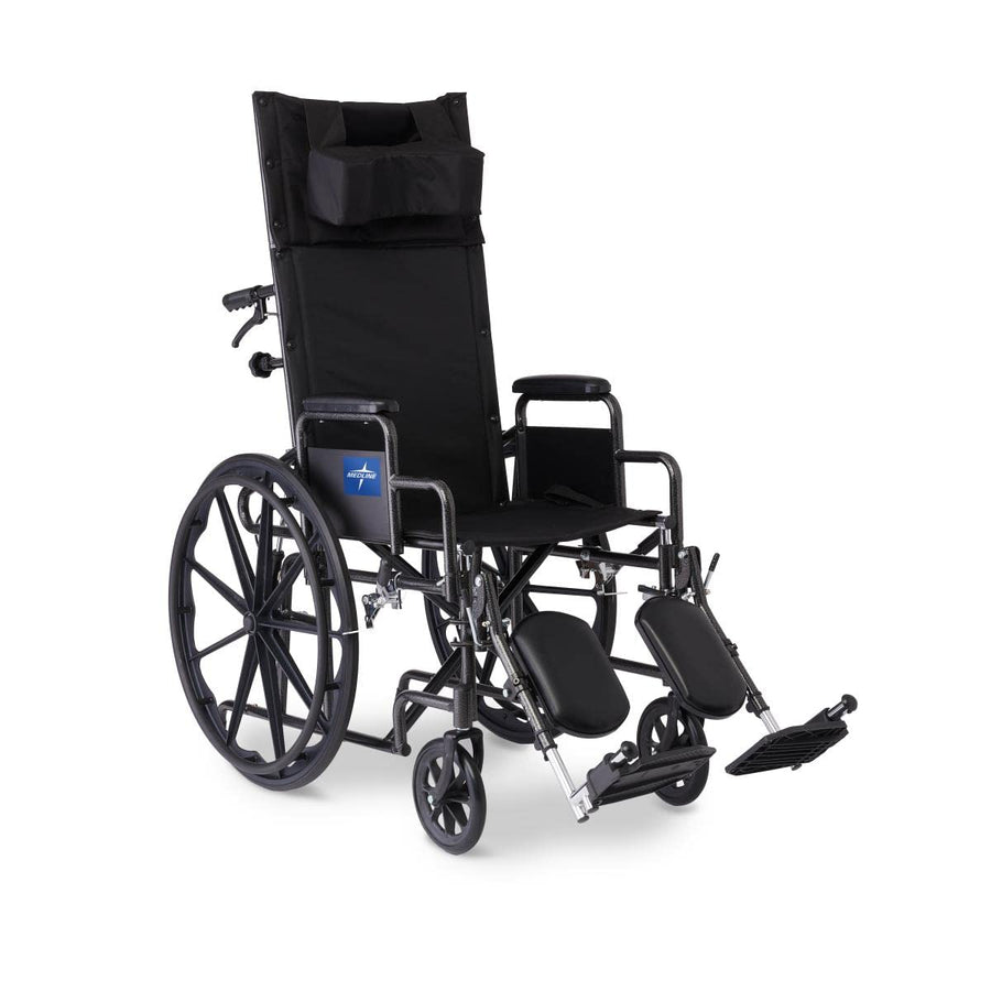 Medline Reclining Wheelchair, 16" x 18" Seat (W x D) - $180