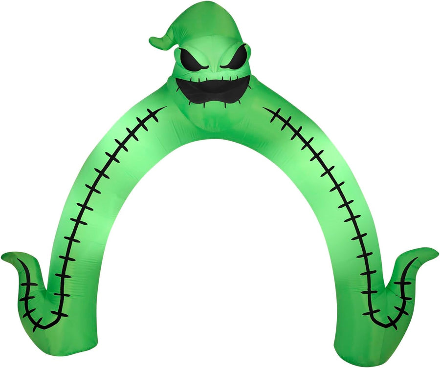 Gemmy Halloween Inflatable Oogie Boogie Archway, 10 ft Tall, Multi - $100