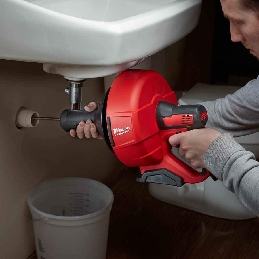 M12 12-V Lithium-Ion Cordless Drain Snake Auger (Slightly Used) - $190