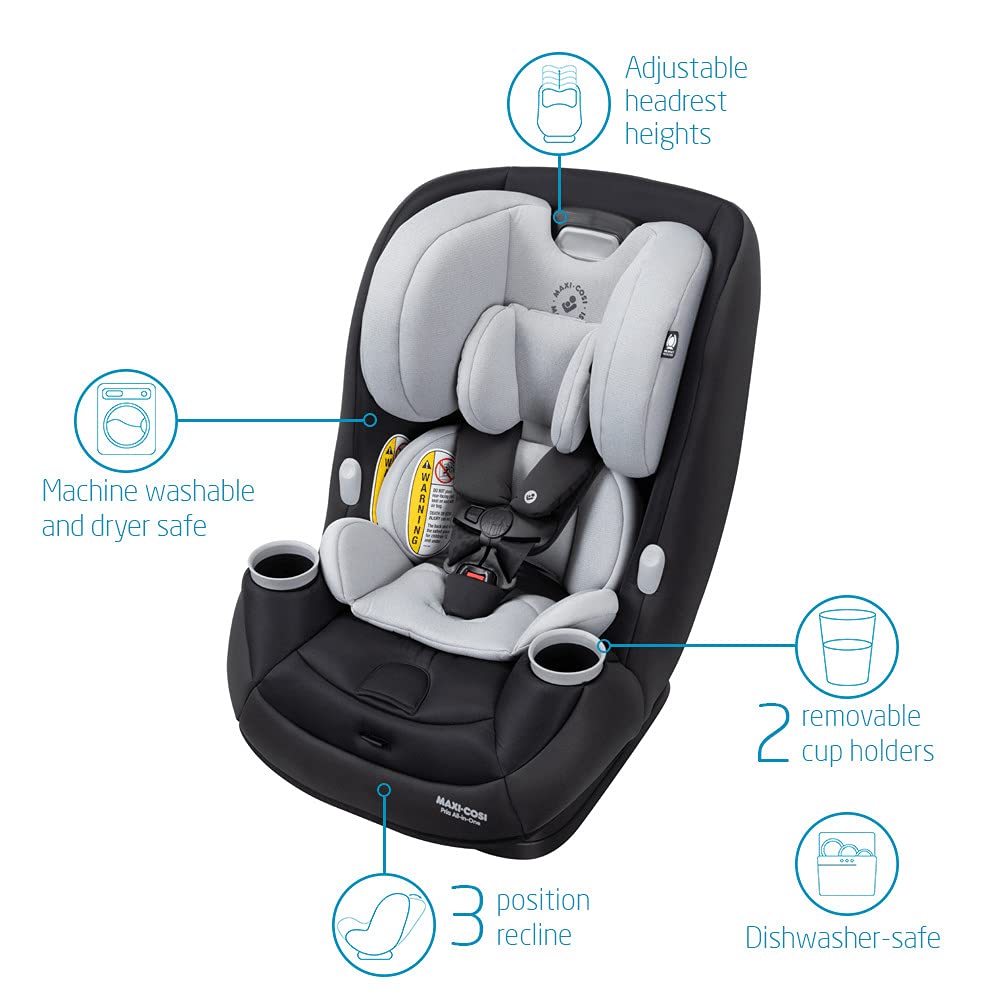 Maxi-Cosi Pria™ All-in-1 Convertible Car Seat, After Dark - $180