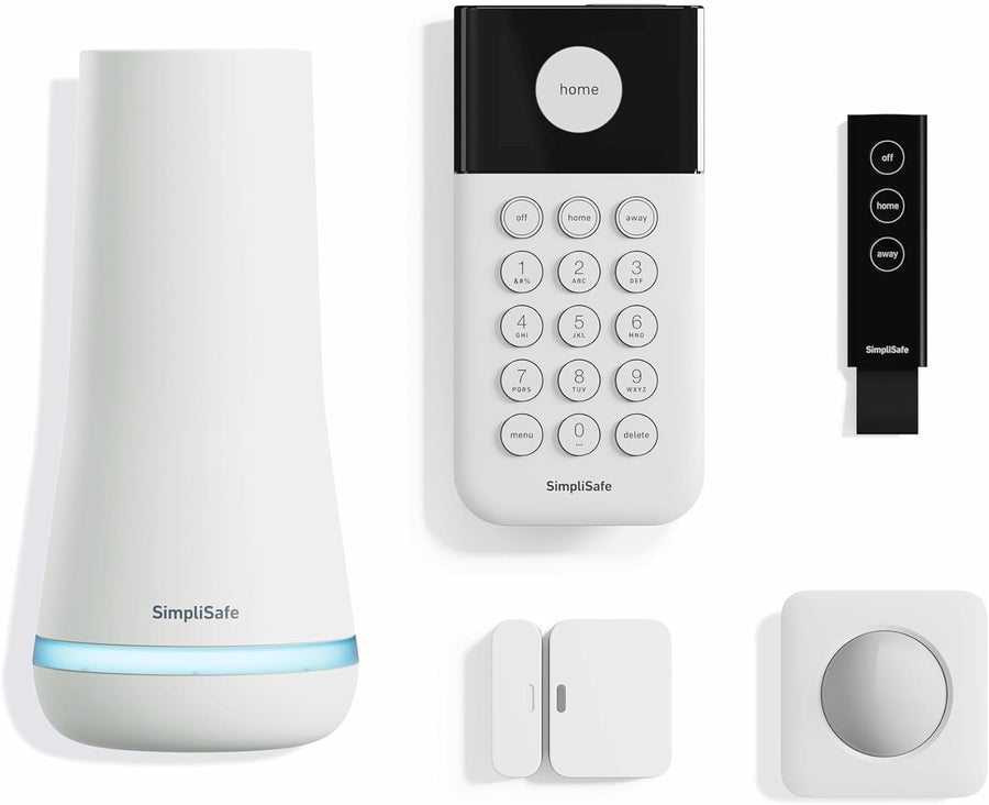 SimpliSafe 5 Piece Wireless Home Security System - Optional 24/7 - $85