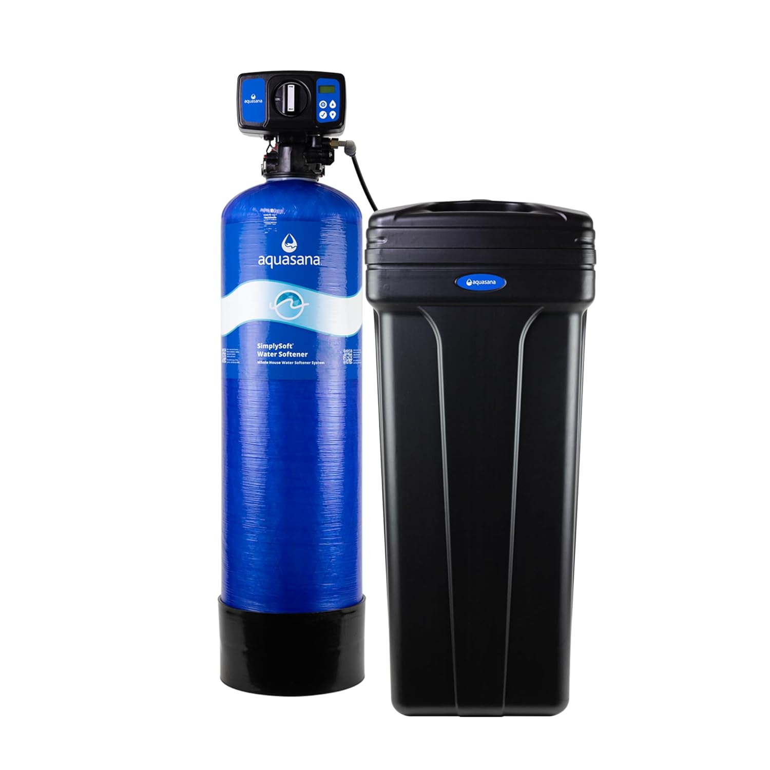 Aquasana SimplySoft 40,000 Grain Water Softener - Whole House Hard Water Reduction - $480