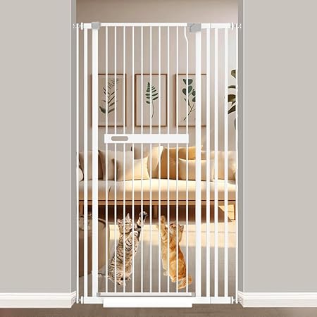 71 inch Extra Tall Cat Pet Gate, 29.92-37.79" Wide Gate for Cats - $150