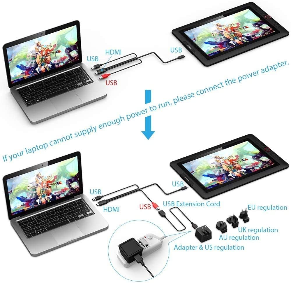 XPPen Artist 15.6 Pro Tilt Support Graphics Tablet - $225