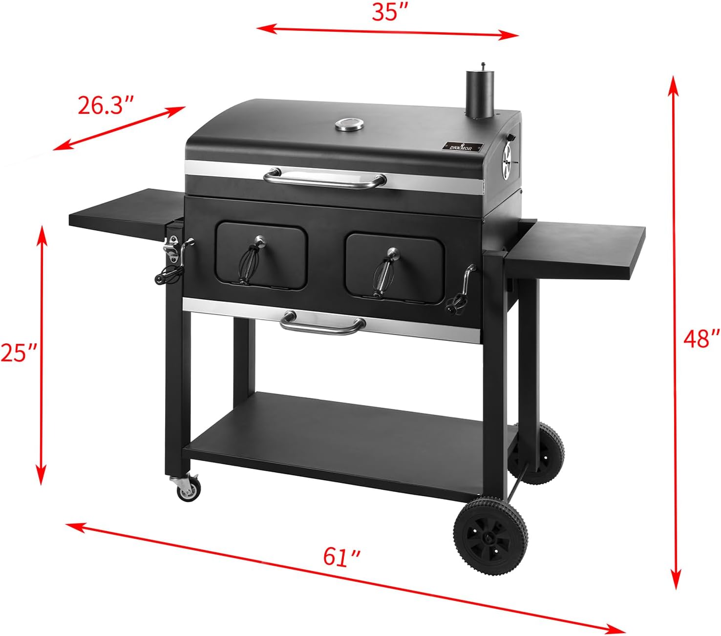 Charcoal Grill Outdoor BBQ Grill, Extra Large Cooking Area 794 Square Inches - $160