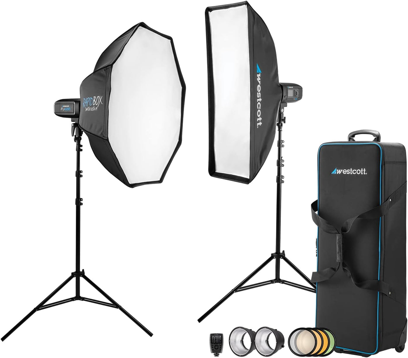 Westcott FJ400 Strobe 2-Light Location & Studio Lighting Kit with FJ-X3 S - $1110