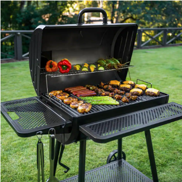 Char-Griller Blazer Charcoal Grill in Black - $180