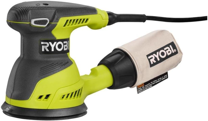 Ryobi S652DGK Corded 2 Amp 1/4 Inch 14,000 OBM Squared Orbital Sheet Sander - $30