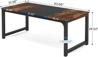 Tribesigns Modern Computer Desk, 63 x 31.5 inch Large Office Desk - $100