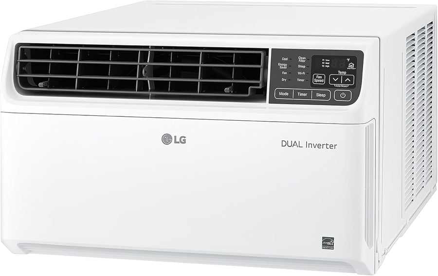 LG 12,000 BTU Dual Inverter Smart Window Air Conditioner, 115V Cools 550 Sq. Ft. - $300