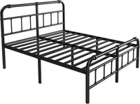 King Size Bed Frame with Headboard and Footboard, 18 Inches High - $150