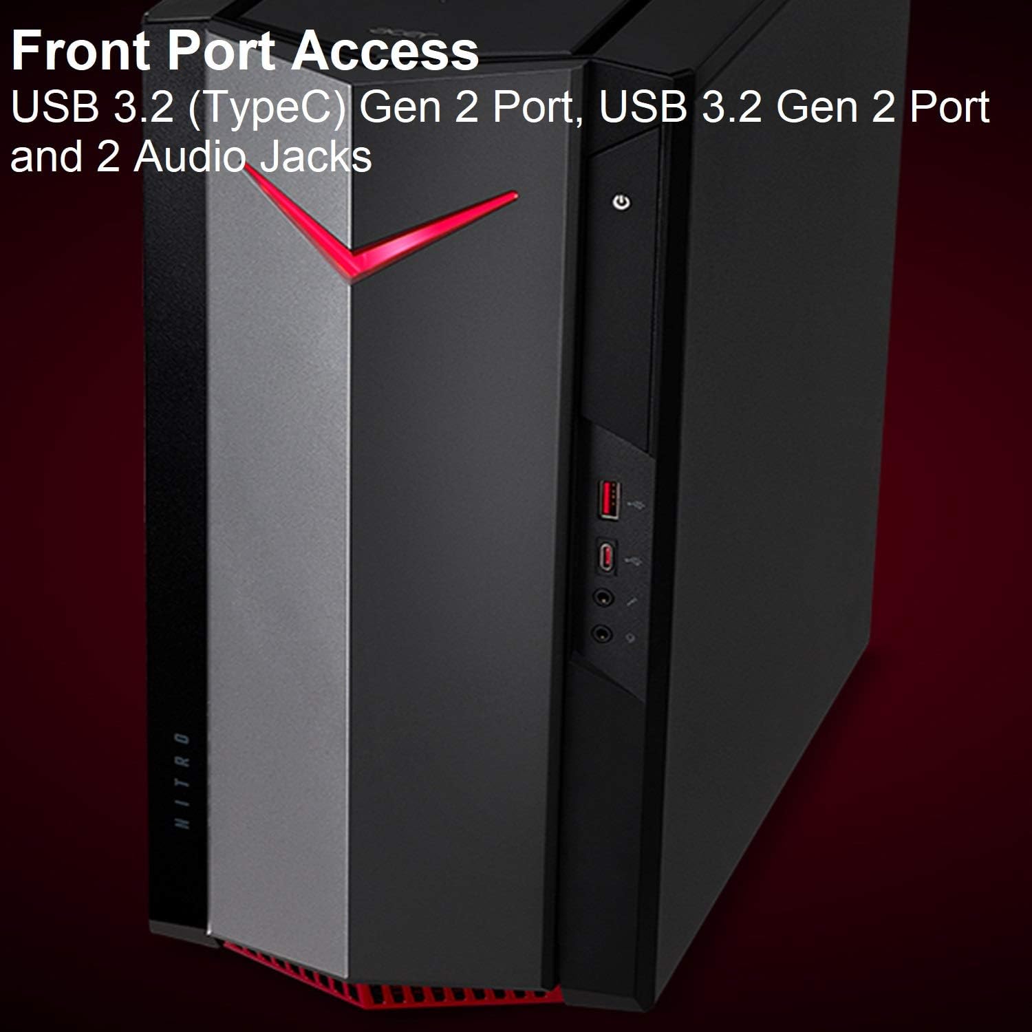 Acer Nitro 50 N50-620-UR11 Gaming Desktop | 11th Gen Intel Core i5-11400F - $510