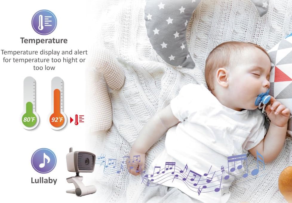 MoonyBaby 4.3 Inches LCD Video Baby Monitor - $60