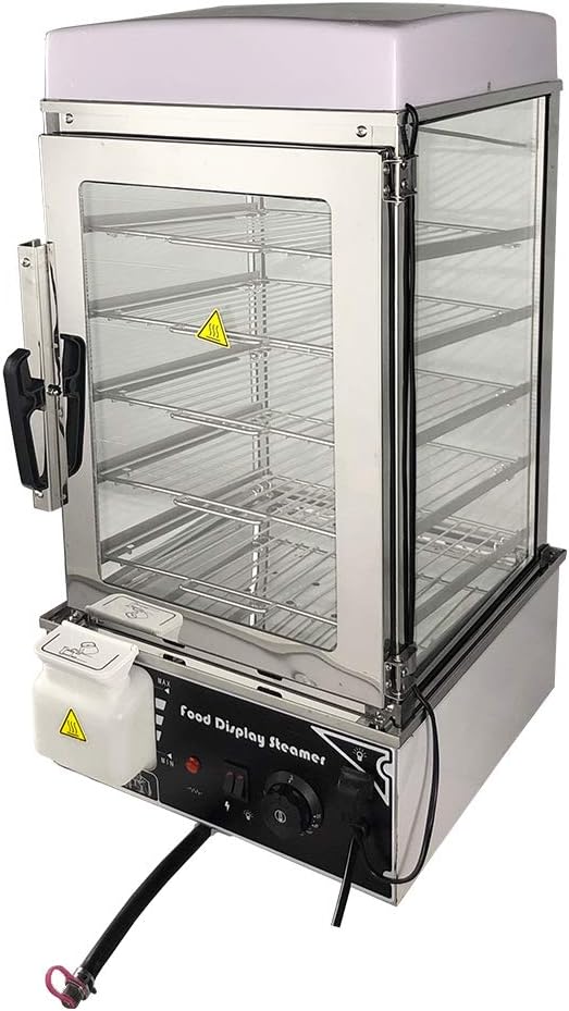 Chef Prosentials 500H Bun steamer, 5 layers Electric food bread steaming display machine - $390