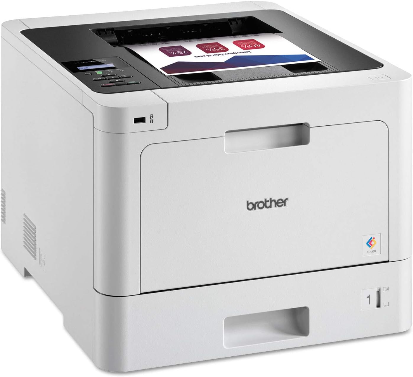 Brother HL-L8260CDW Business Color Laser Printer, Duplex Printing,White - $285
