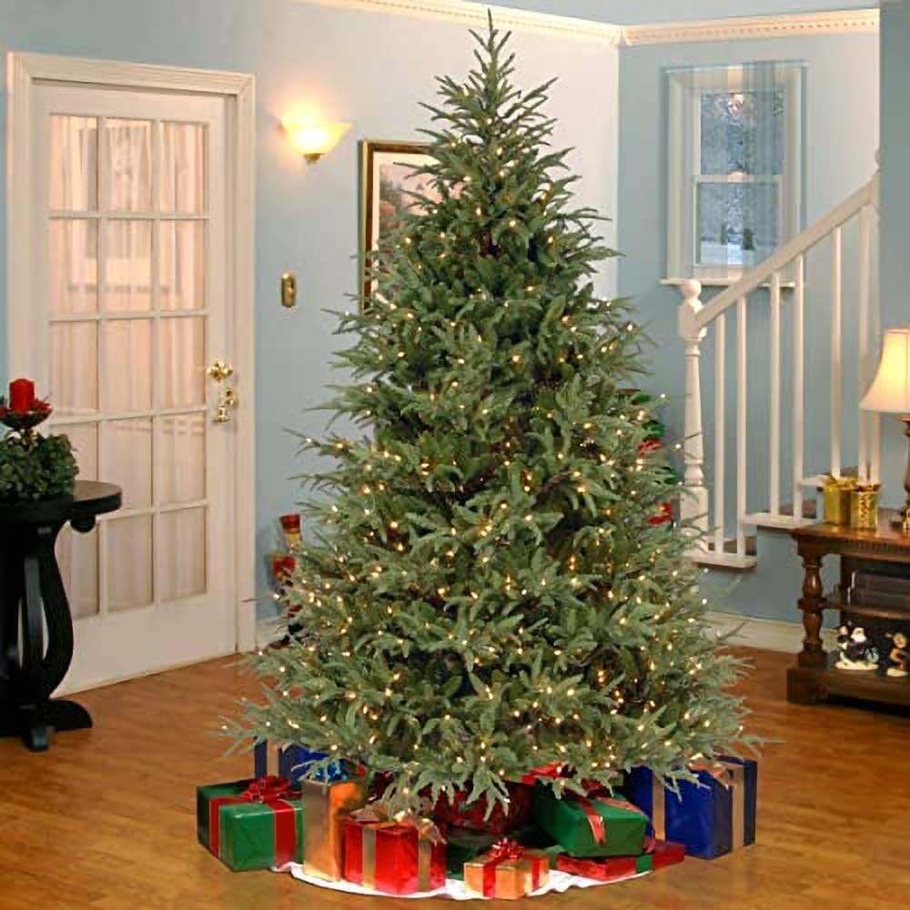 National Tree Company Pre-Lit 'Feel Real' Artificial Full Christmas Tree, 7.5 Feet - $360