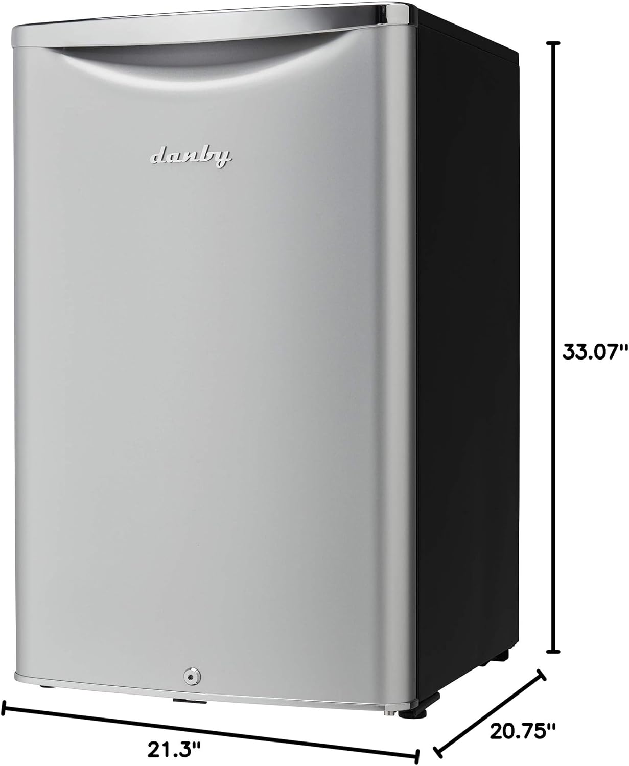 Danby DAR044A6DDB Contemporary Classic 4.4 Cu.Ft. Mini Fridge, 3 Sq Ft - $120