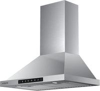 Wall Mount Range Hood 30 inch,Kitchen Vent Hoods 980 CFM Ducted/Ductless - $260