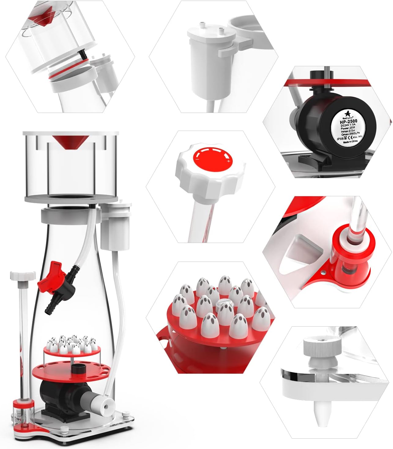 MagTool Aquarium in-Sump DC Protein Skimmer w/ Controllable DC Pinwheel Pump - $120