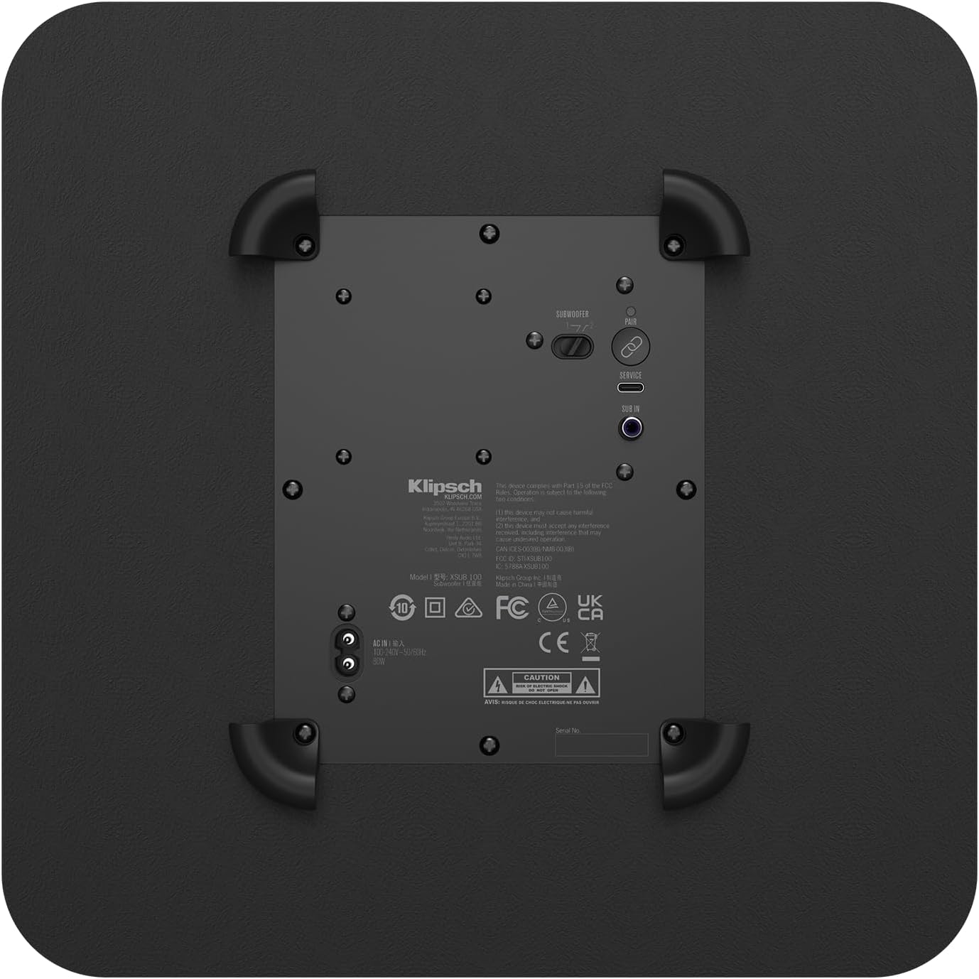Klipsch Flexus SUB 100 10" Wireless Subwoofer - Black. for Use Only Flexus Sound Bars - $210