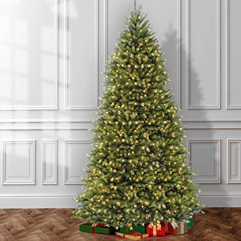 National Tree Company Pre-Lit Artificial Christmas Tree, Dunhill Fir, White Lights, 12 Feet - $815