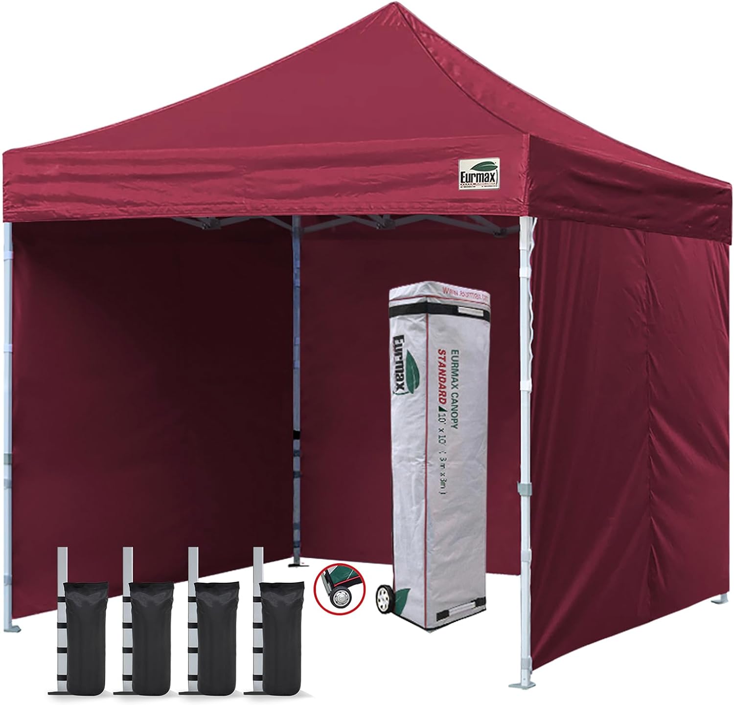 Eurmax USA 10'x10' Ez Pop-up Canopy Tent Commercial Instant Canopies - $140