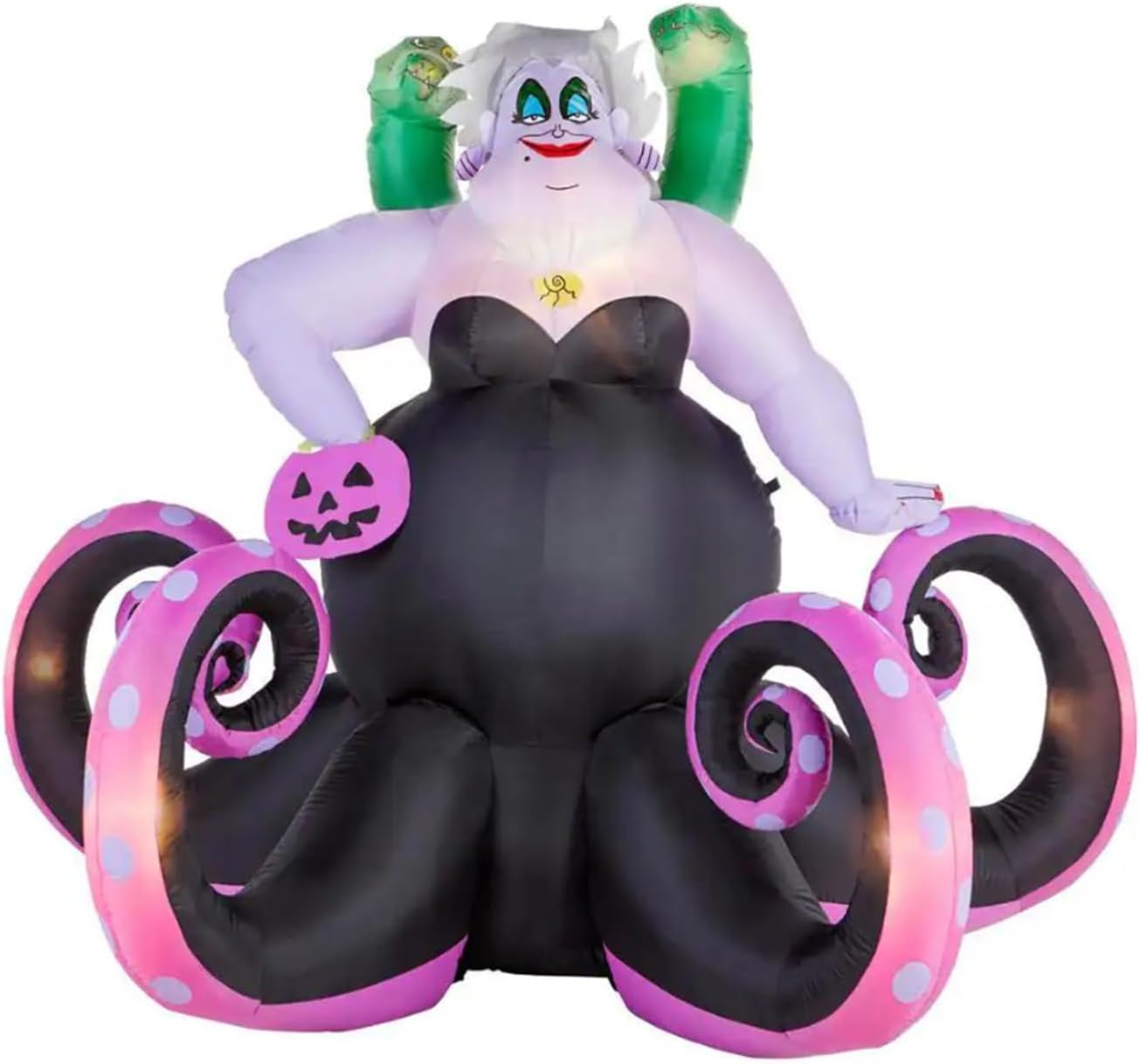 Animated Ursula with Eels Halloween Inflatable by Gemmy - $155