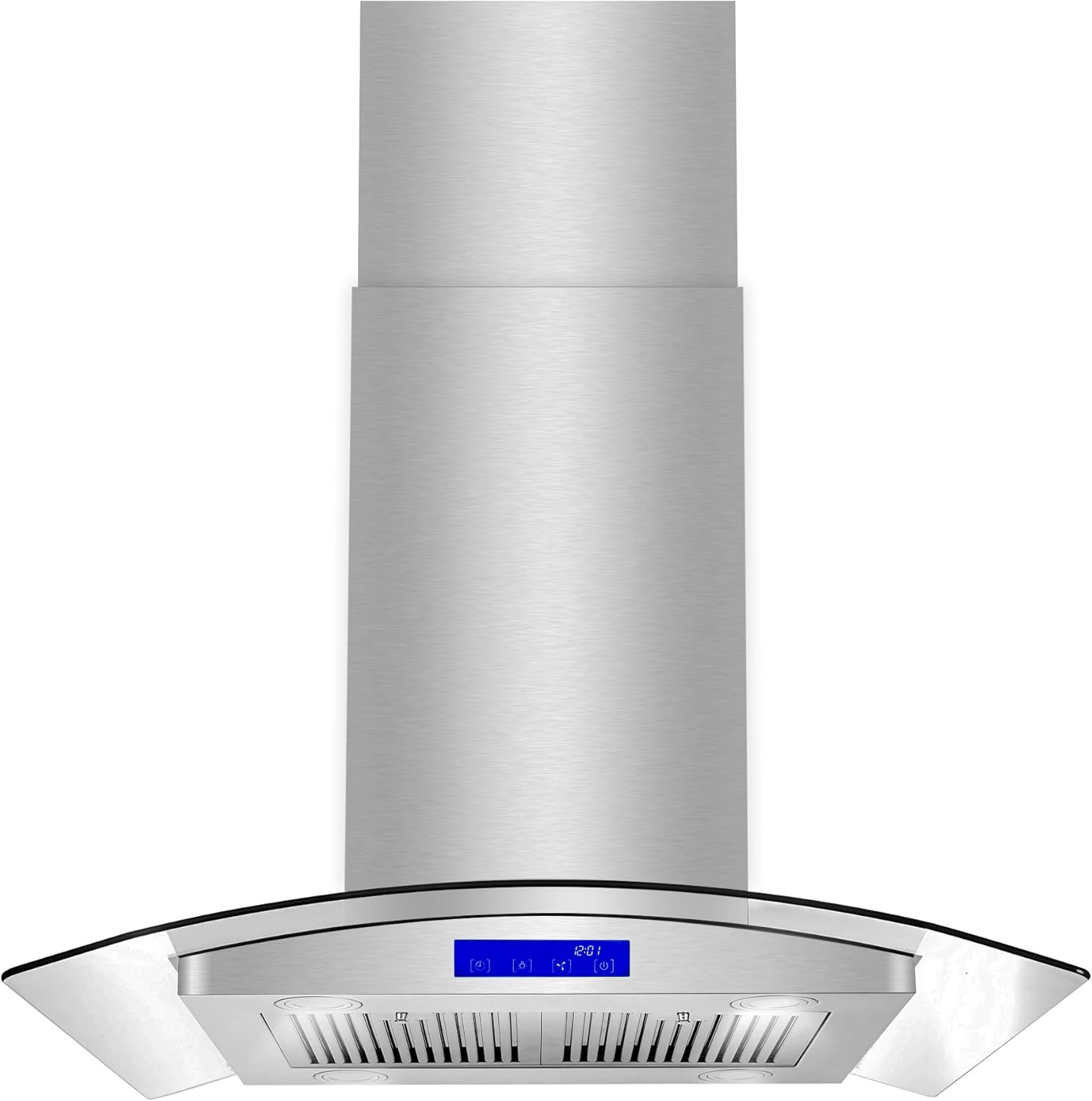 COSMO COS-668ICS750 30 in. Lumin Collection 380 CFM Ducted Island Range Hood - $210