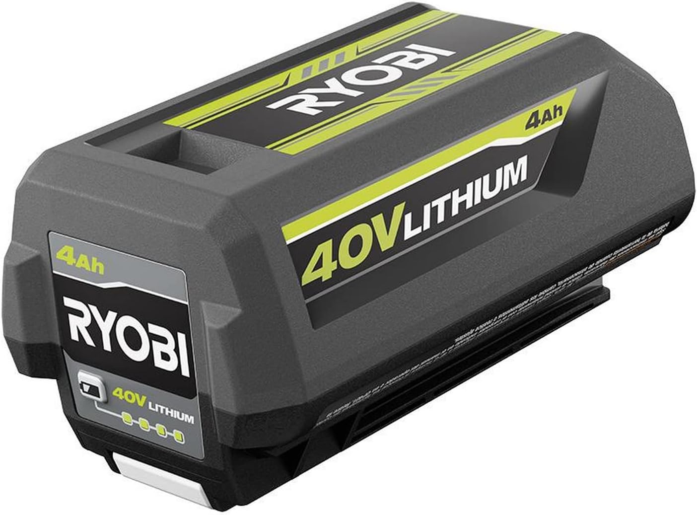 RYOBI 40 Volt Lithium-Ion 4.0 Ah Battery and Rapid Charger - $90