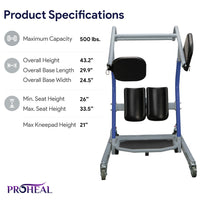 ProHeal Stand Assist Lift - Sit to Stand Standing Transfer Lift - $270