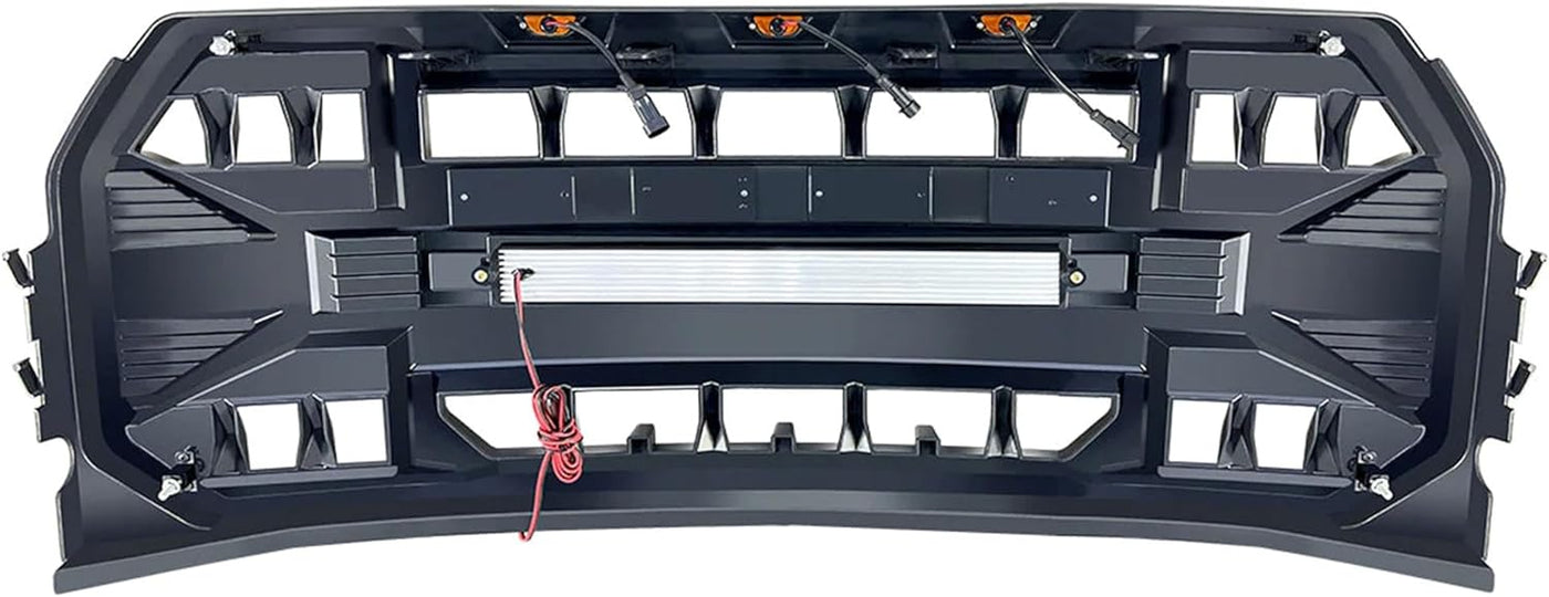 AMERICAN MODIFIED Grille Compatible with 2015-17 Ford F150, Matte Black - $105