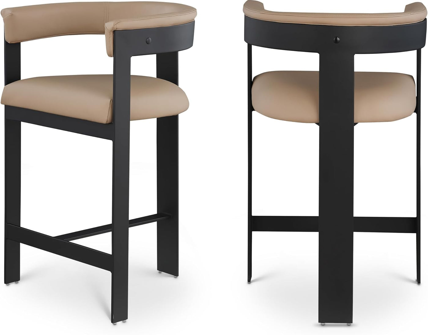 Meridian Furniture 414Tan-C Romeo Collection Modern | Contemporary Counter Stool - $250