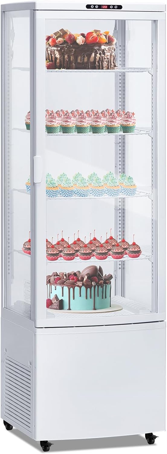 Litake Commercial Refrigerator Display Fridge, 8.4 Cu. FT Single Door Cake Fridge - $780