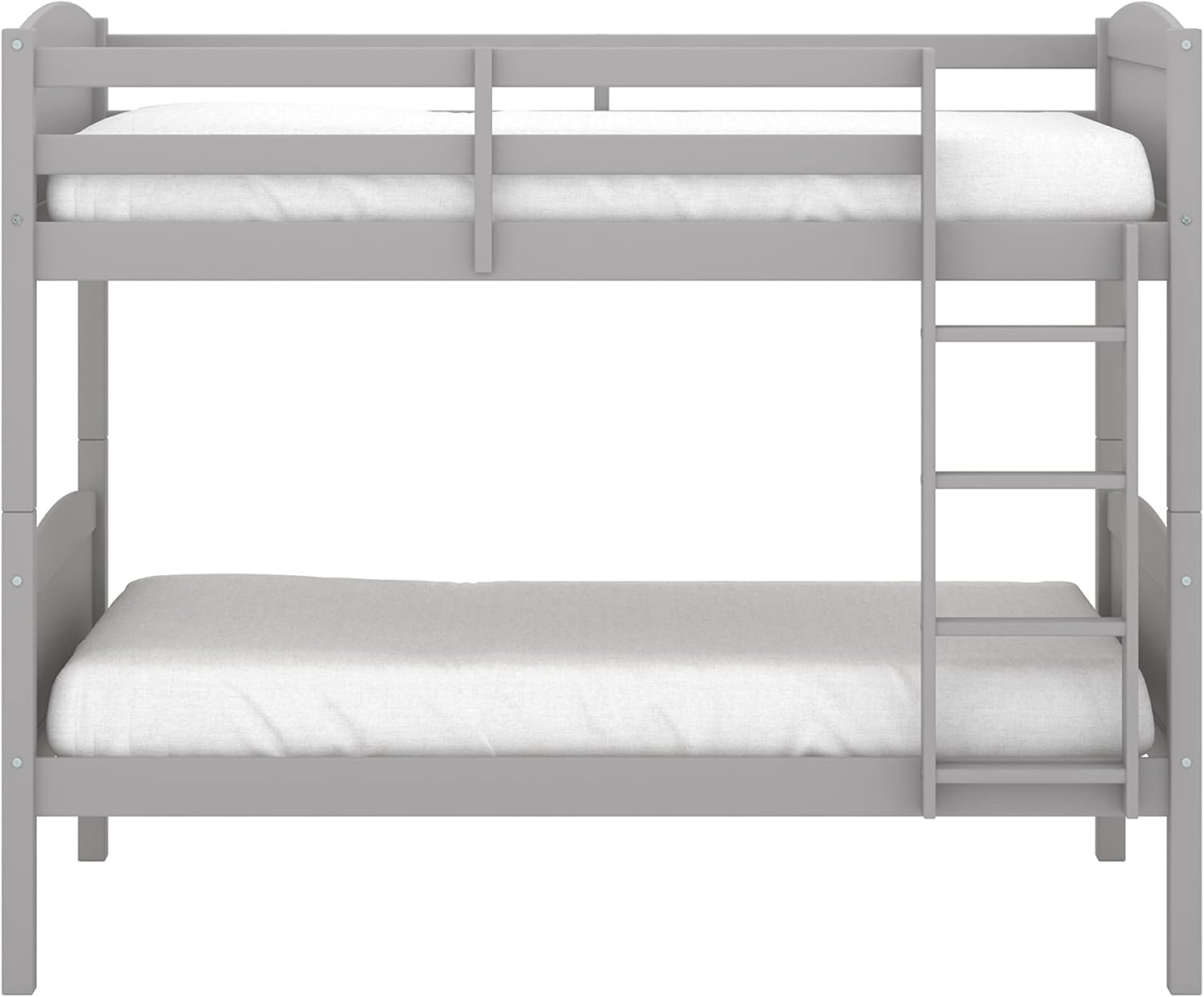 Hillsdale, Alexis Contemporary Wood Arch Twin Over Twin Size Bunk Bed, Gray - $235