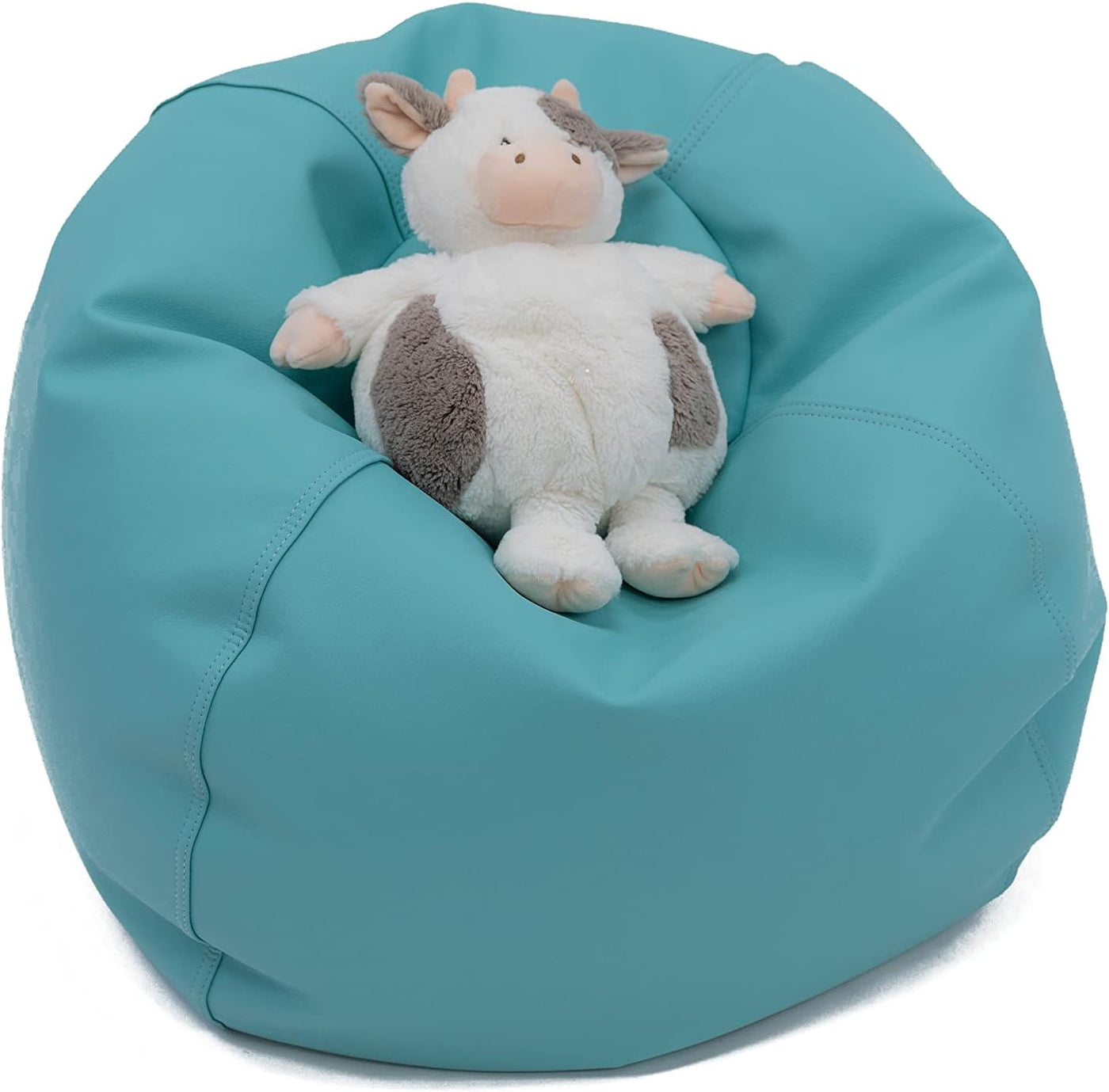 Children's Factory Go2 Bean Bag, Aqua, CF610-248, 35" Kids Reading Chair - $90