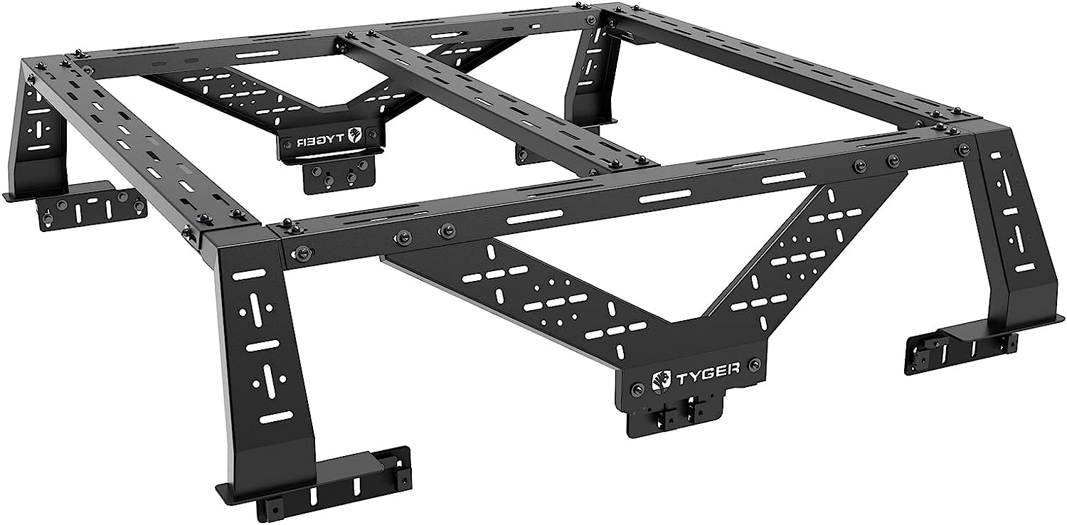 Tyger Auto Plate Style Overland Bed Rack for Full-Size Pickup Trucks - $420