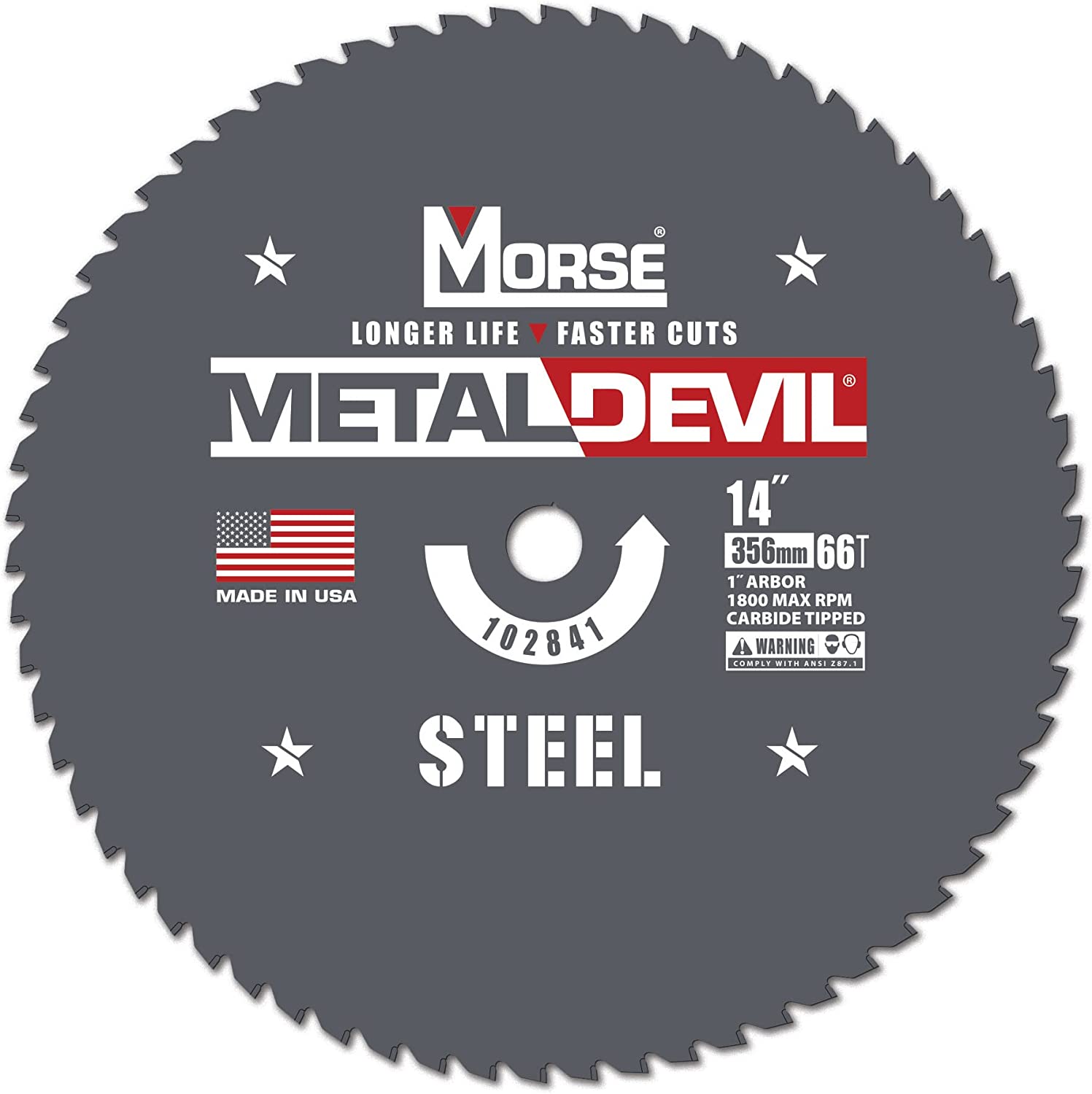 Morse Metal Devil CSM1466FSC, Circular Saw Blade, 14 inch, 1 Pack - $80
