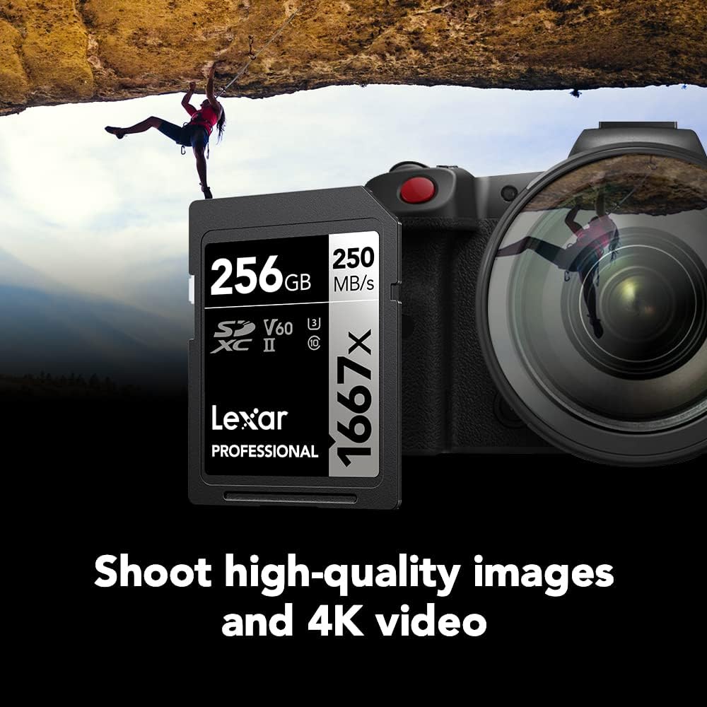 Lexar Professional 1667x 64GB SDXC UHS-II Memory Card - $35