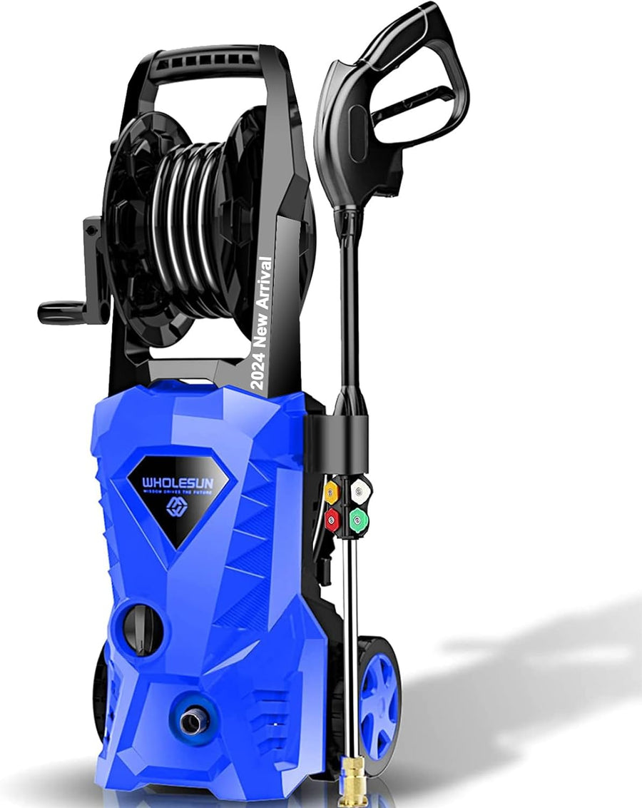 WHOLESUN 3800PSI Electric Pressure Washer 2.8GPM Power Washer (Blue) - $95