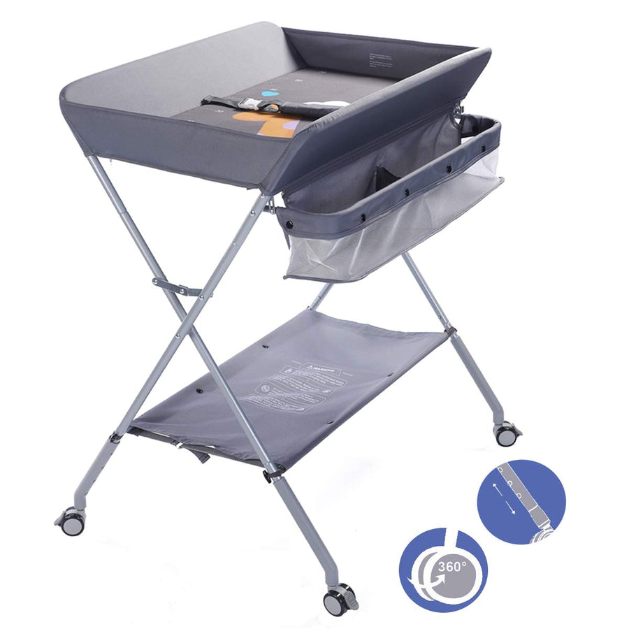 EGREE Baby Portable Folding Diaper Changing Station Gray (Pack of 1) - $55