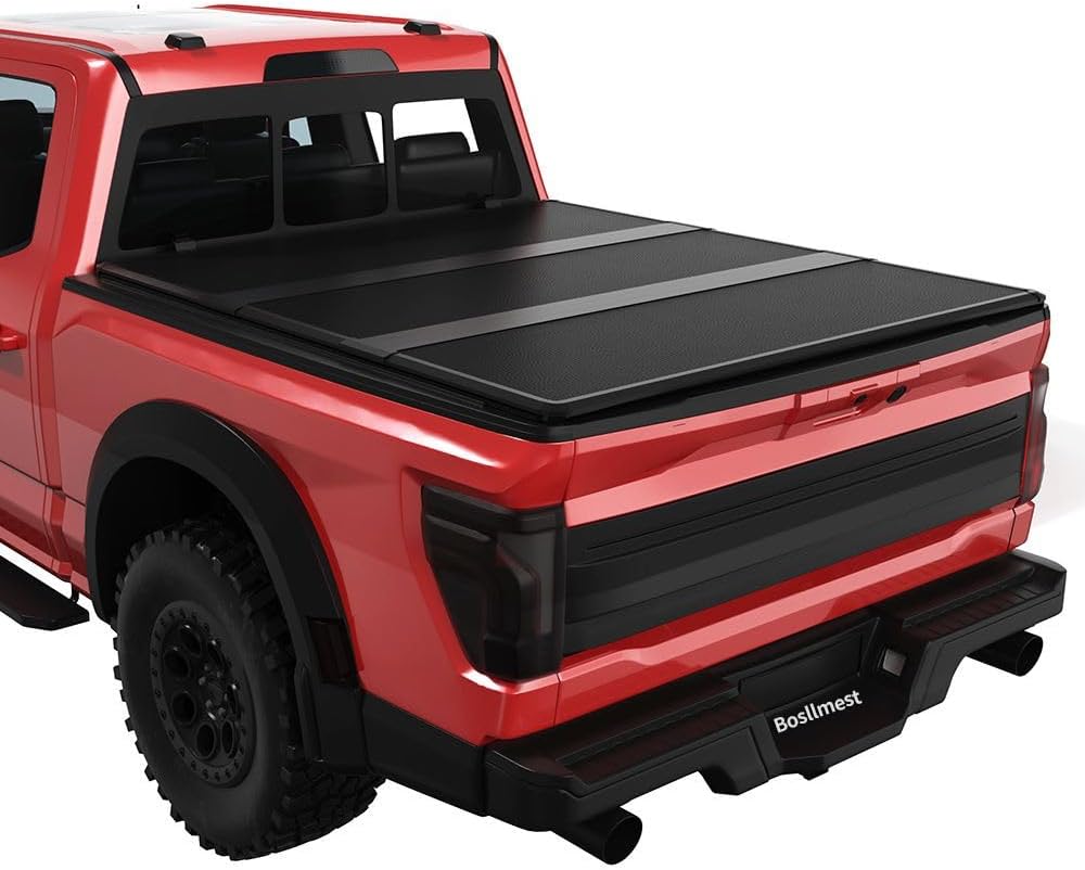 5'7"(67.4") Hard Tri-Fold Tonneau Cover Fit 2009-2024 Ram 1500 (Without Ram Box) - $310