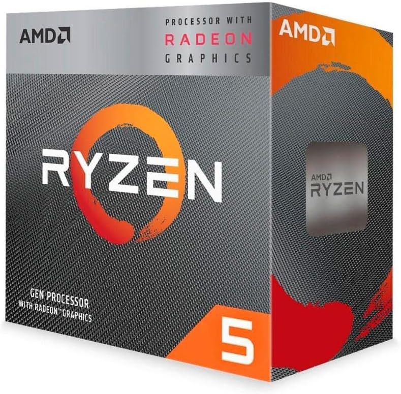 AMD Ryzen 5 4600G, 6-Core, 12-Thread Unlocked Desktop Processor - $95