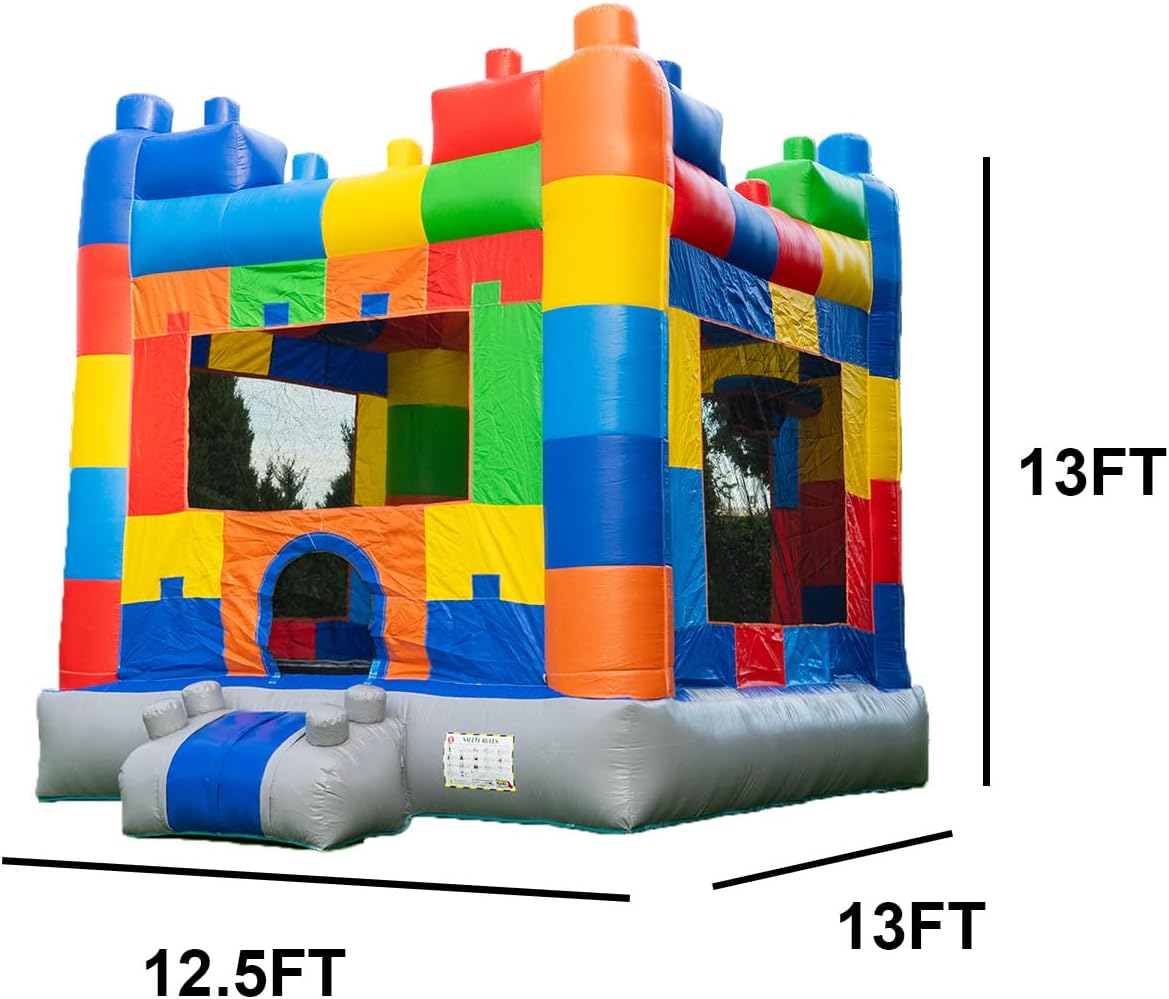 HeroKiddo Block Party Bounce House Commercial Grade for Kids and Adults _ $660