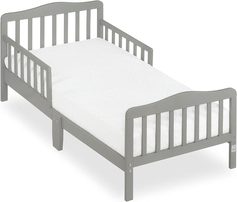 Classic Design Toddler Bed in Cool Grey, Greenguard Gold Certified - $45