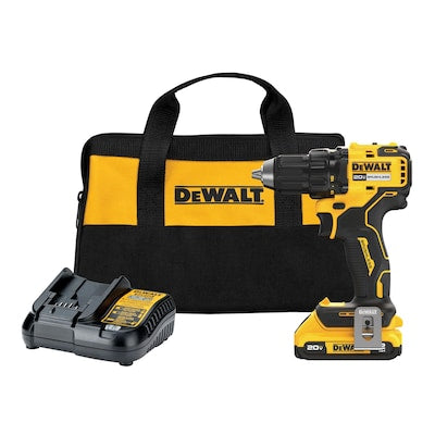 DEWALT 20-volt Max Brushless Drill (1-Battery, Charger and Soft Bag included) - $110