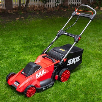 SKIL PWR CORE 40-volt 20-in Cordless Push Lawn Mower 5 Ah (Used like new) - $180