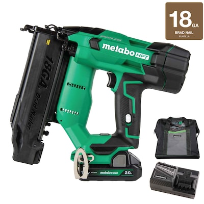 Metabo HPT MultiVolt 2-in 18-Gauge Cordless Brad Nailer (Battery & Charger Included)- $170