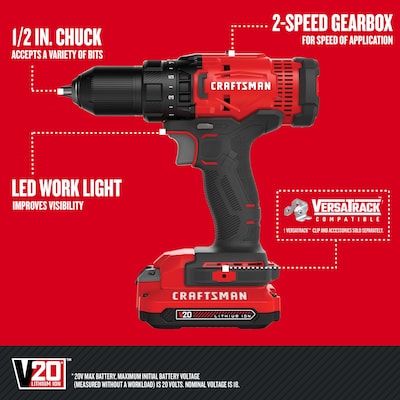 20V Max* Cordless Impact Driver With Charger And Fastening Bit