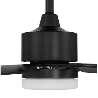 Harbor Breeze Reidsport 44-in Matte Black Integrated LED Ceiling Fan with Light - $85